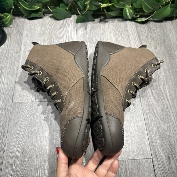 Xero Shoes Men\'s Size 8 US EUC Denver Brown Canvas Zero Drop Minimalist Boots